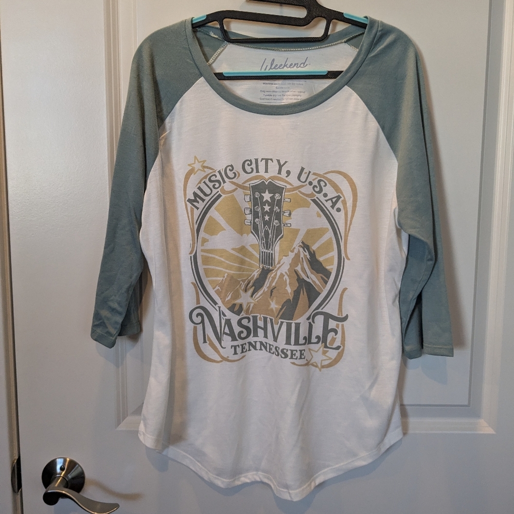 Women's Weekend Soul Nashville T-shirt, Size Extra Large